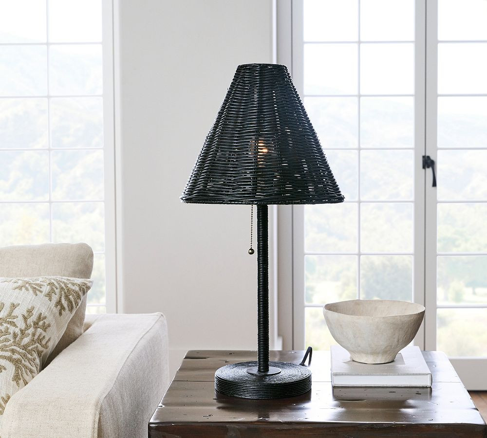 Marion Woven Table Lamp | Pottery Barn (US)