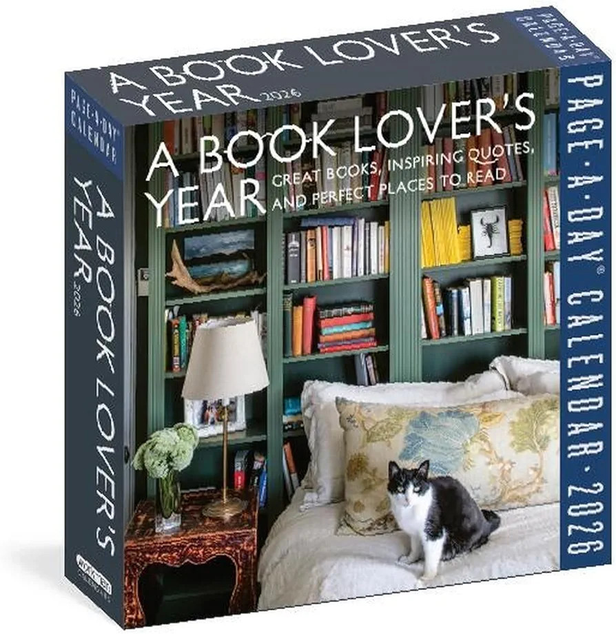 A Book Lover's Year Page-A-Day® Calendar 2026: Great Books, Inspiring Quotes, and Perfect Places... | Amazon (US)