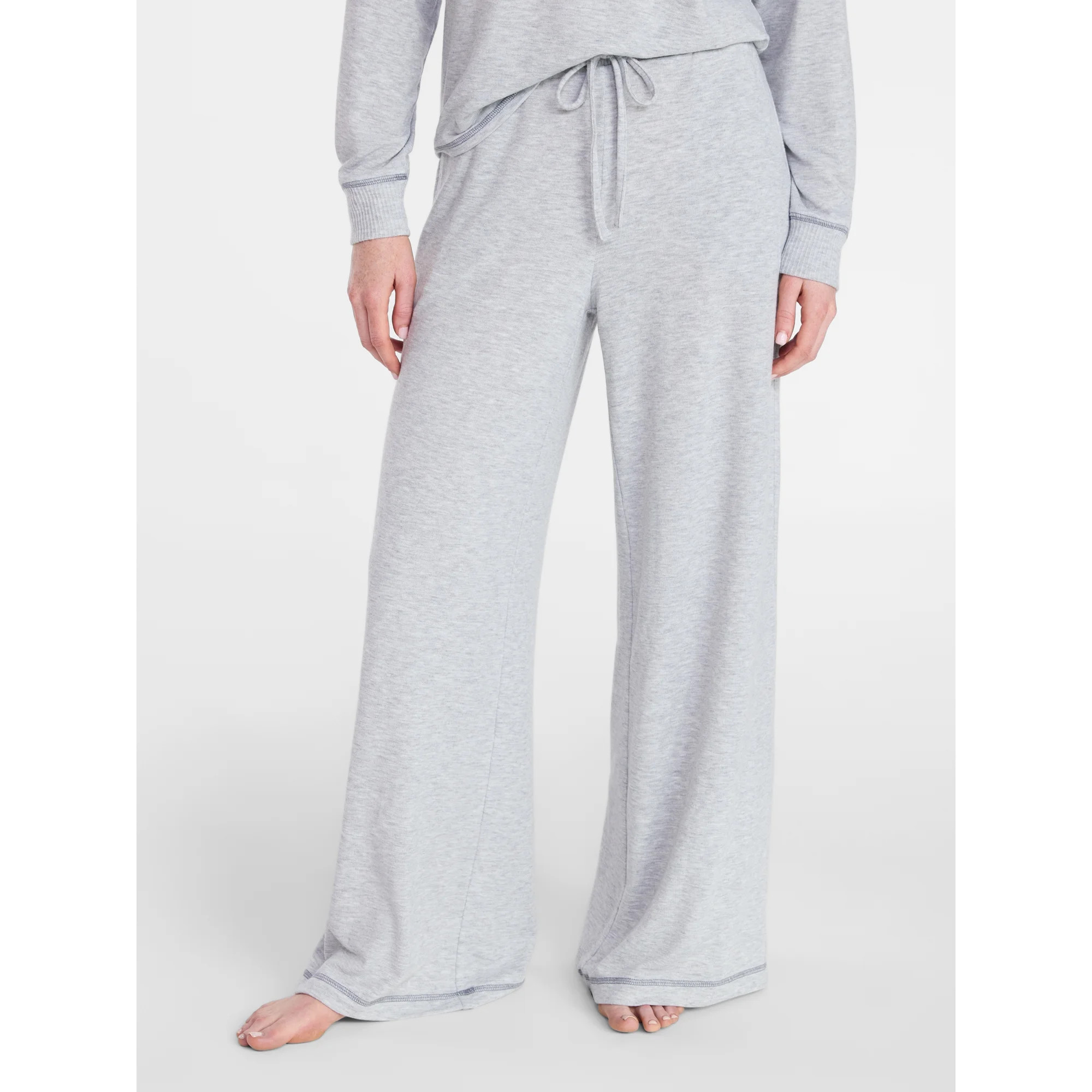 Joyspun Women's Cozy Lounge Collection Hacci Knit Sleep Pants, 29.5'' Inseam, Sizes XS-3X | Walmart (US)