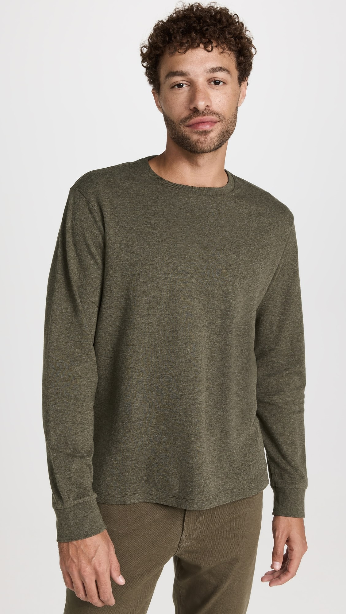 Duo Fold Long Sleeve Crew | Shopbop