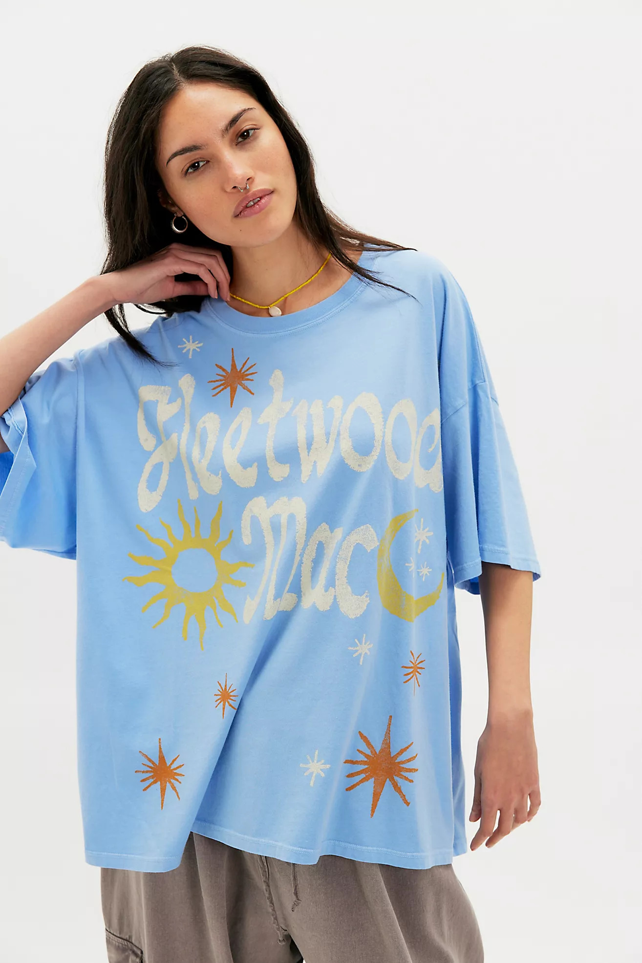 Daydreamer Fleetwood Mac Doodles Oversized Tee | Free People (Global - UK&FR Excluded)