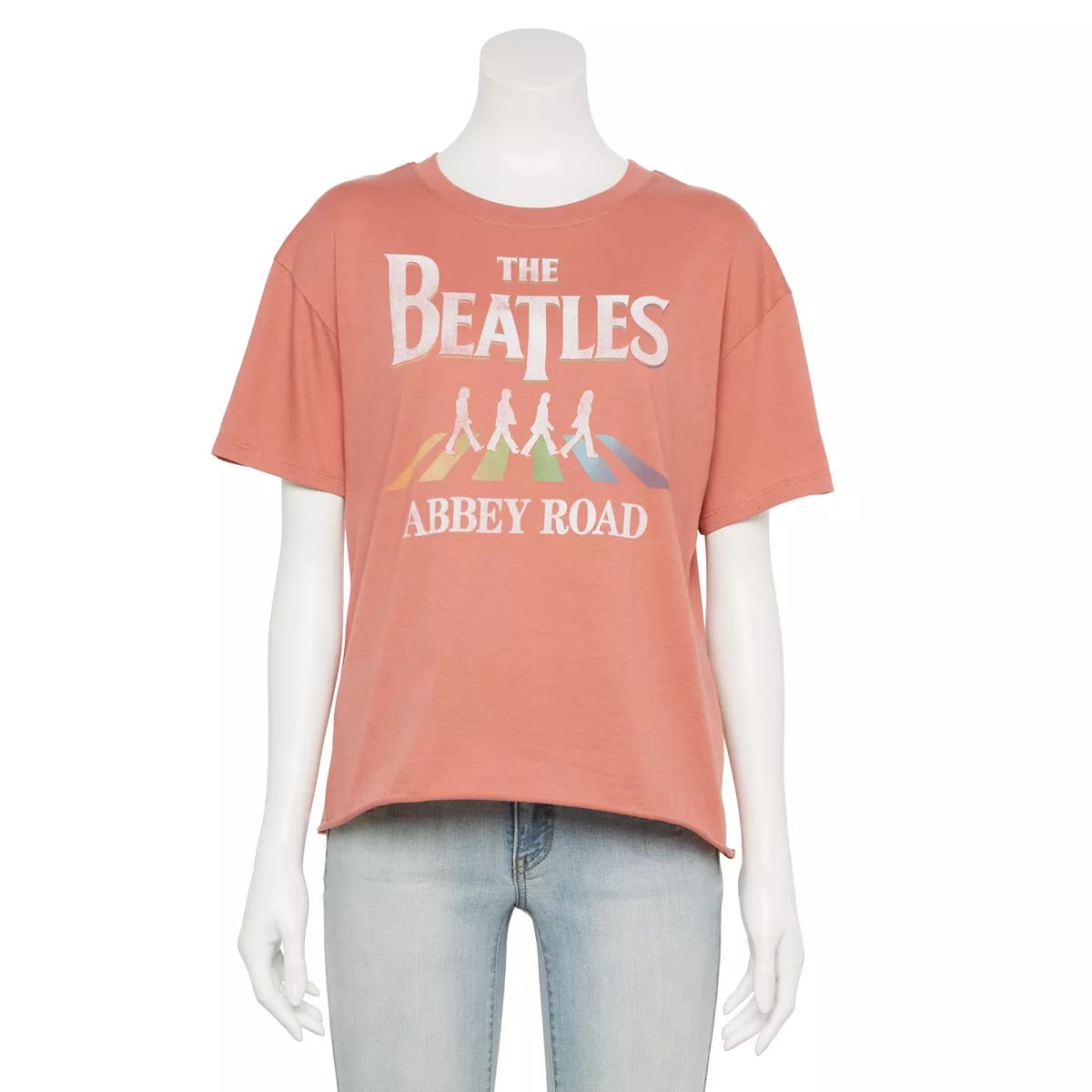 Juniors' The Beatles Rainbow Abbey Road Graphic Tee | Kohl's