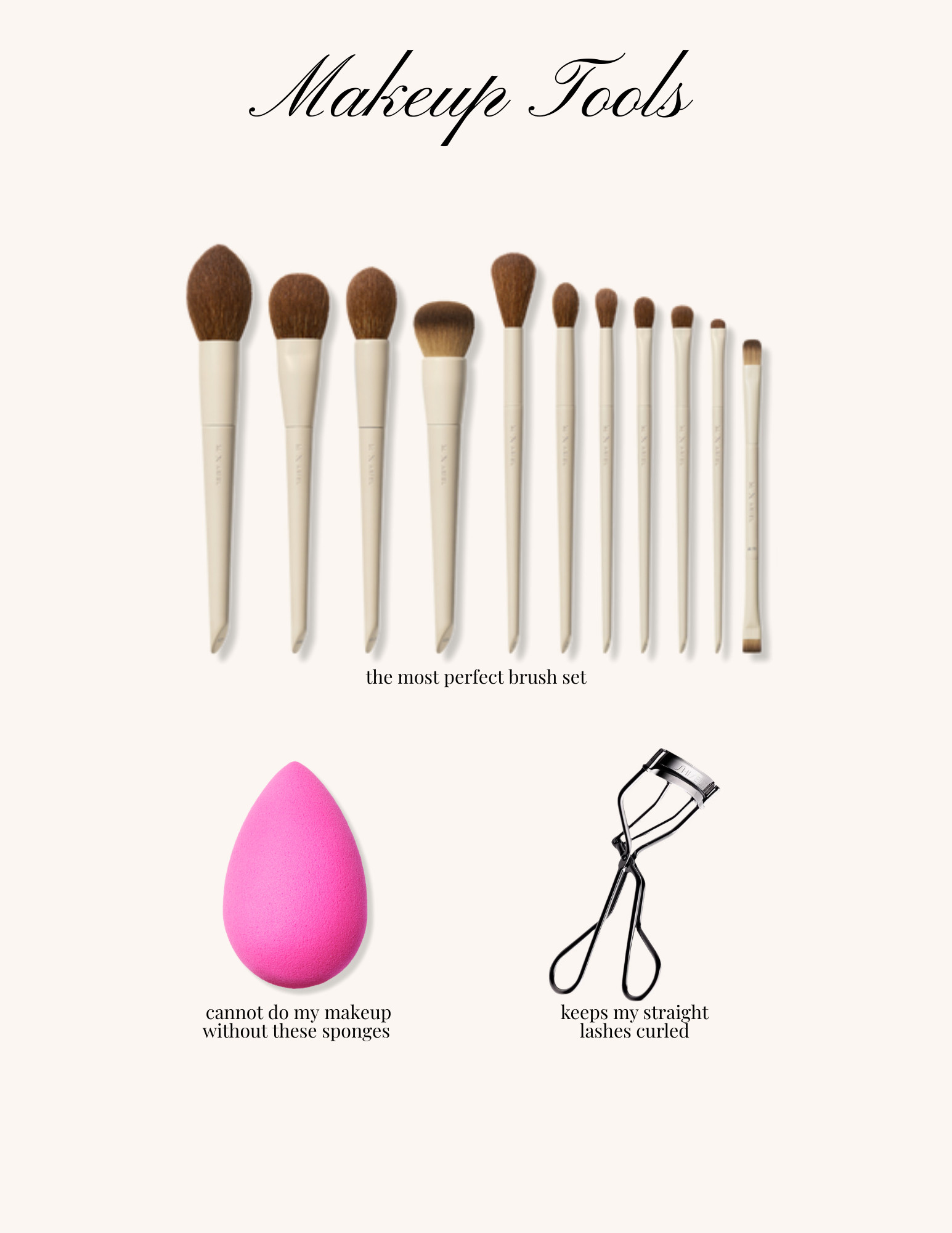 makeup tools 

 #LTKBeauty