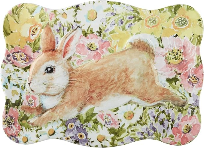 Certified International Easter Garden Rectangular Tray, 14.25" X 10.5" | Amazon (US)