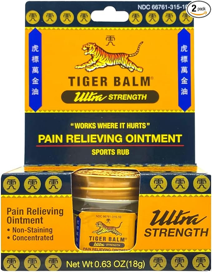Tiger Balm Ultra Strength 0.63 oz (Pack of 2) | Amazon (US)