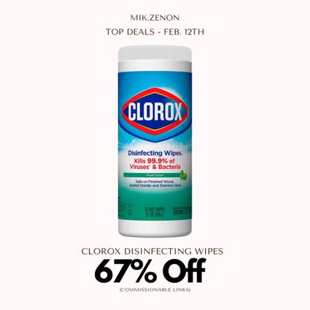 Price Drop Alert 🚨 67% off these Clorox disinfecting wipes. They eliminate 99.9% of household germs and are great for kitchen grease!

#LTKsalealert #LTKhome #LTKunder50