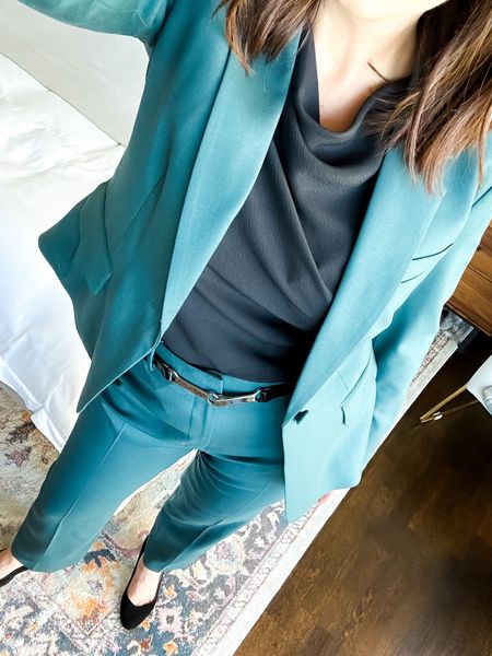 MM LaFleur, matching set, work suit, blazer, pants, work outfits, Code LATEREVERAFTER20 for 20% off

#LTKworkwear #LTKstyletip #LTKover40