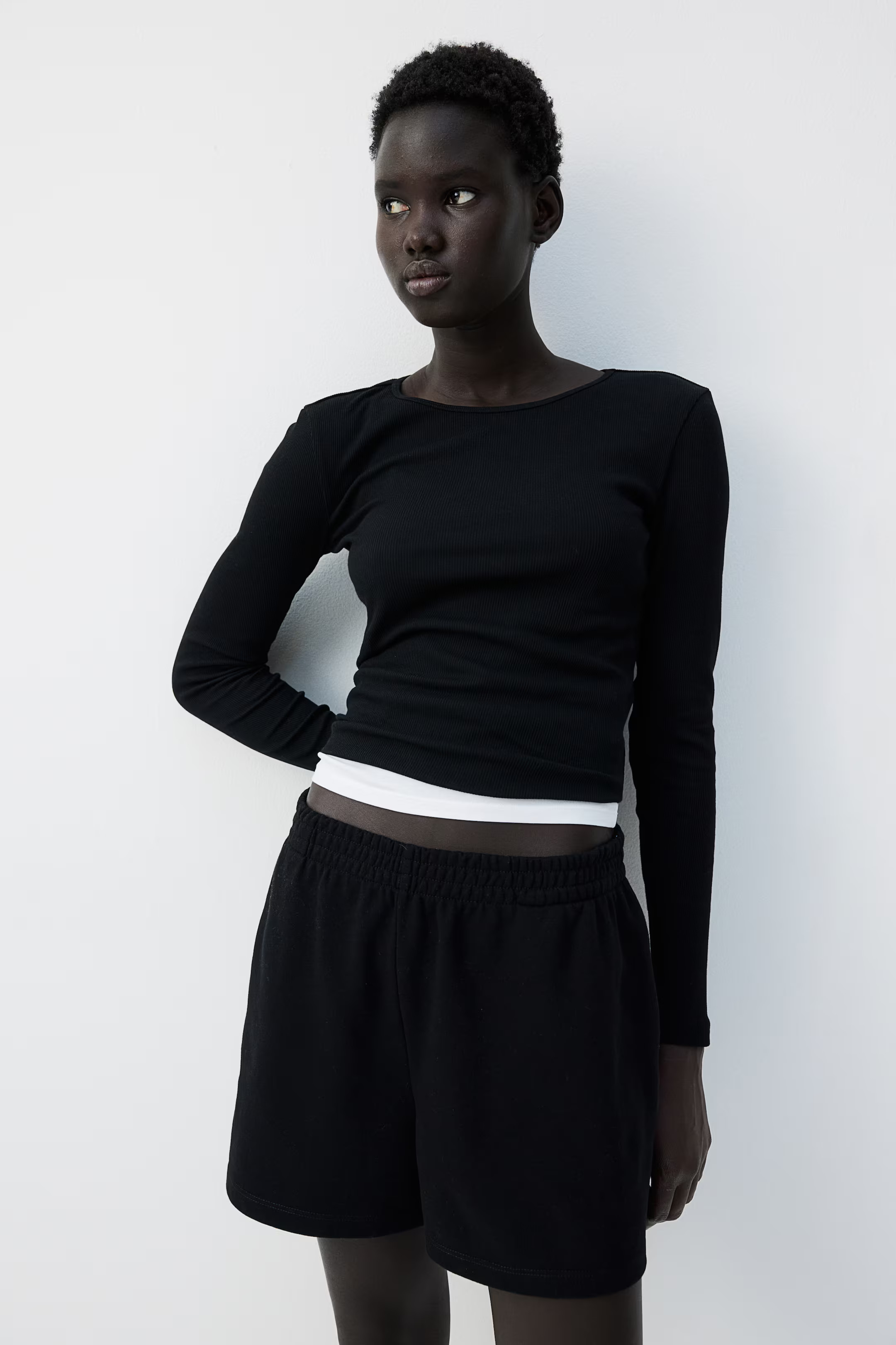 Ribbed jersey top | H&M (UK, MY, IN, SG, PH, TW, HK)