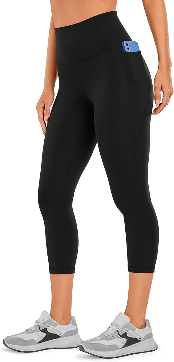 CRZ YOGA Womens Butterluxe Workout Capri Leggings with Pockets 21 Inches - High Waisted Gym Athle... | Amazon (US)