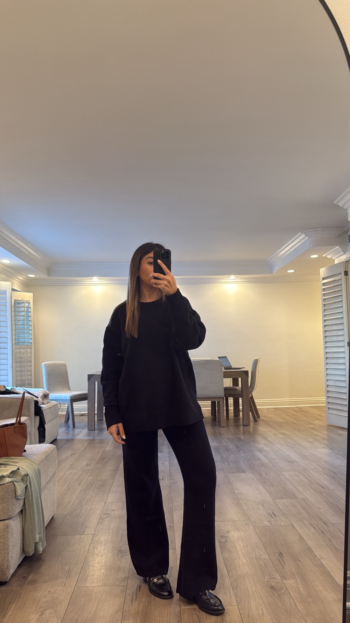 Wearing small petite pants and m sweater  

#LTKGiftGuide #LTKHoliday #LTKdayinmylife