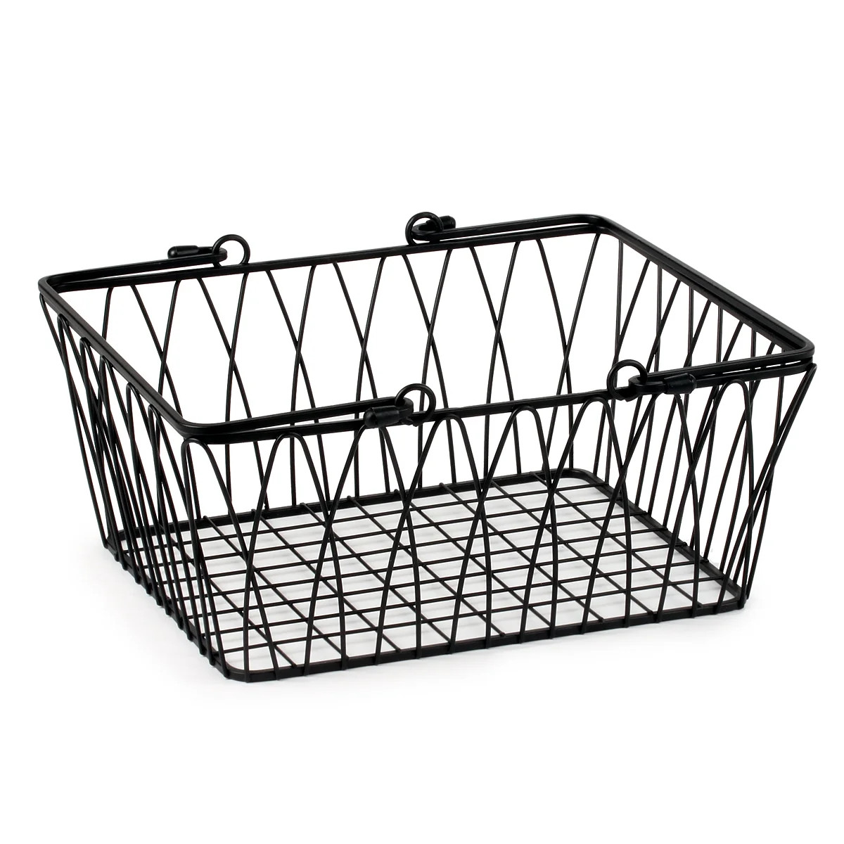 Spectrum Diversified Twist Medium Handled Basket, Black, 90910 | Walmart (US)