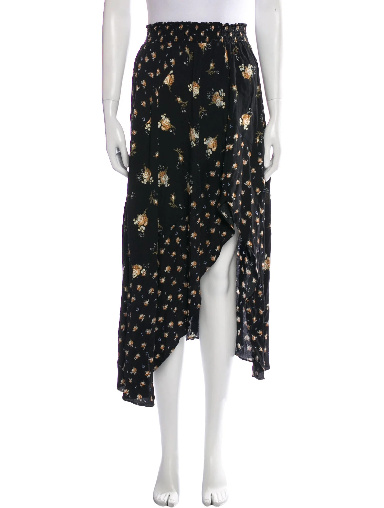 Floral Print Midi Length Skirt | The RealReal