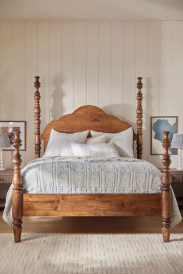 Spindle Four-Poster Bed | Anthropologie (US)