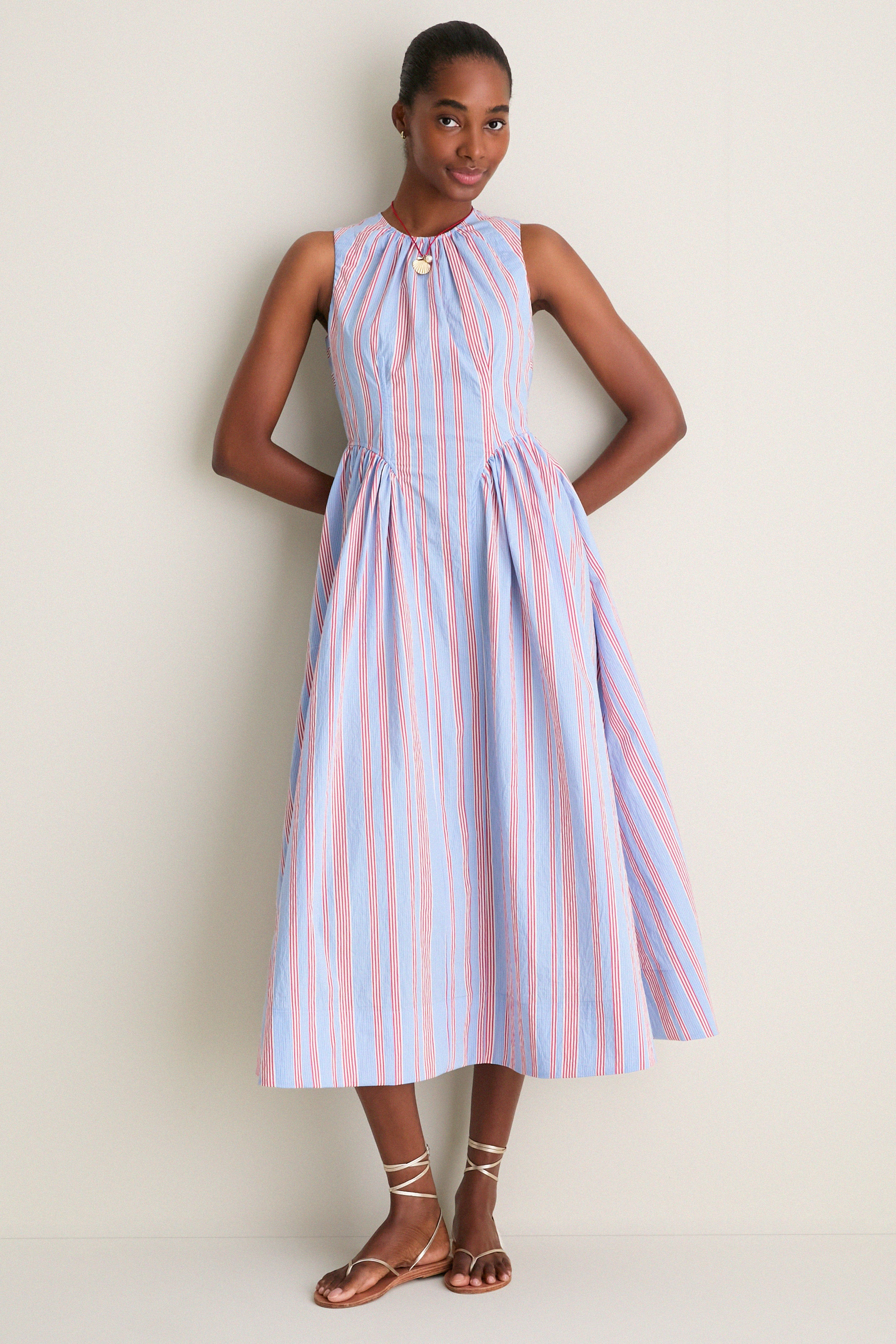 Seaside Stripe Nantucket Dress | Tuckernuck (US)