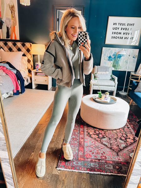 give me all the YPB active — wearing XS in jacket, sweatshirt and leggings and they are all on sale!! 

#LTKsalealert #LTKstyletip #LTKover40
