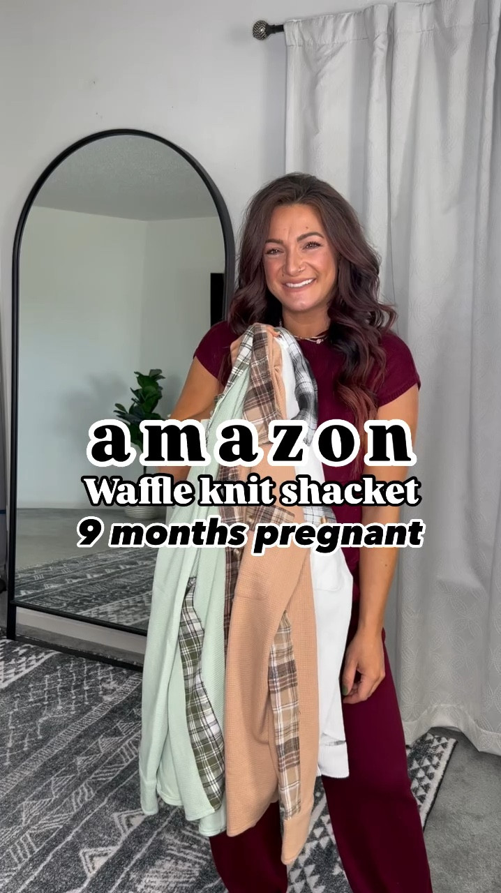 This waffle knit shacket is such a Fall staple for me!! It’s perfectly oversized and legging friendly! Makes for a great non maternity fall outfit option! 

#LTKVideo #LTKStyleTip #LTKBump