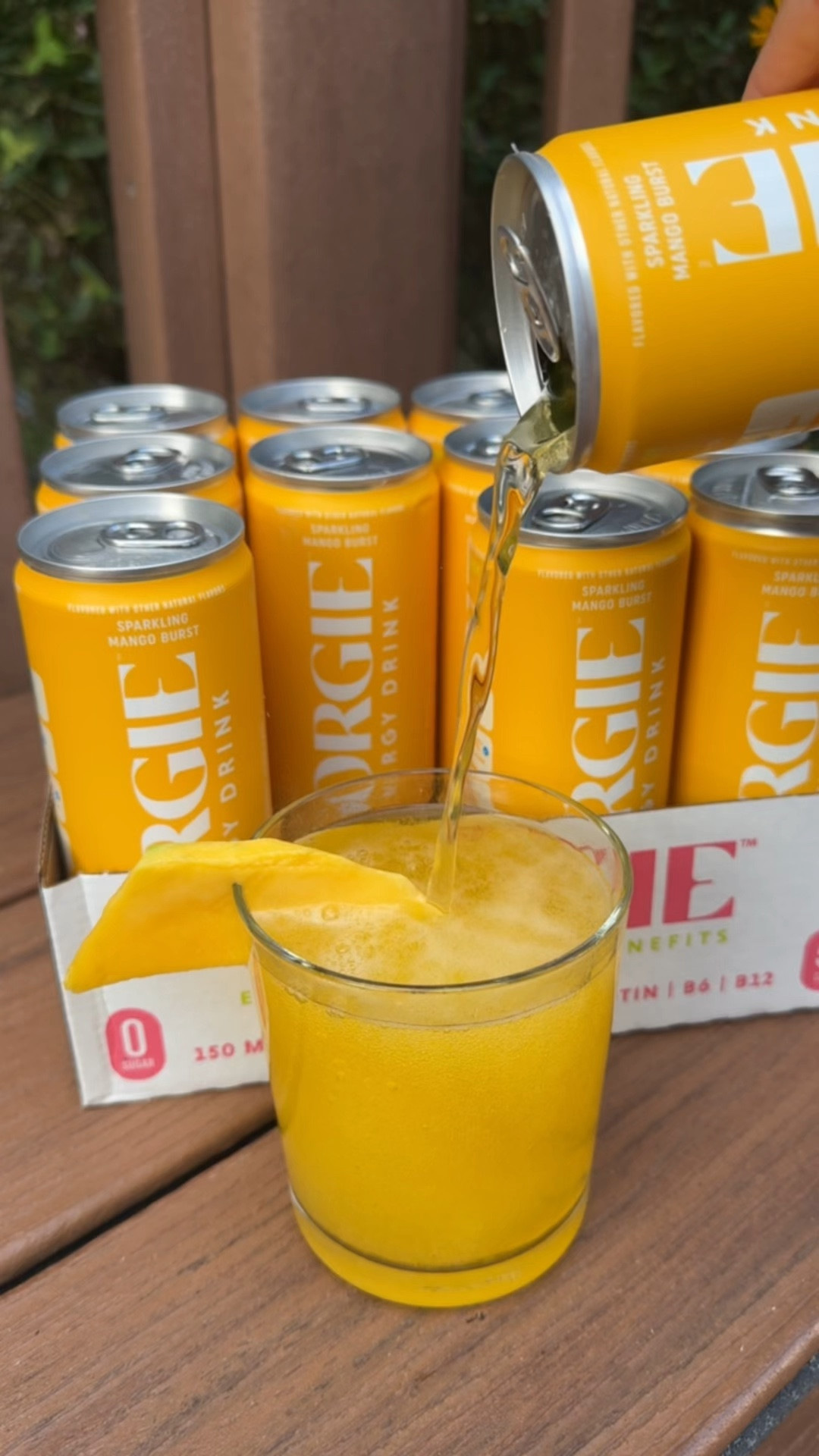 Obsessed with these Mango GORGIE Energy drinks that have 150mg of green tea caffeine and 0 grams of sugar!!! 🤝🏼🤝🏼

#LTKActive #LTKFitness