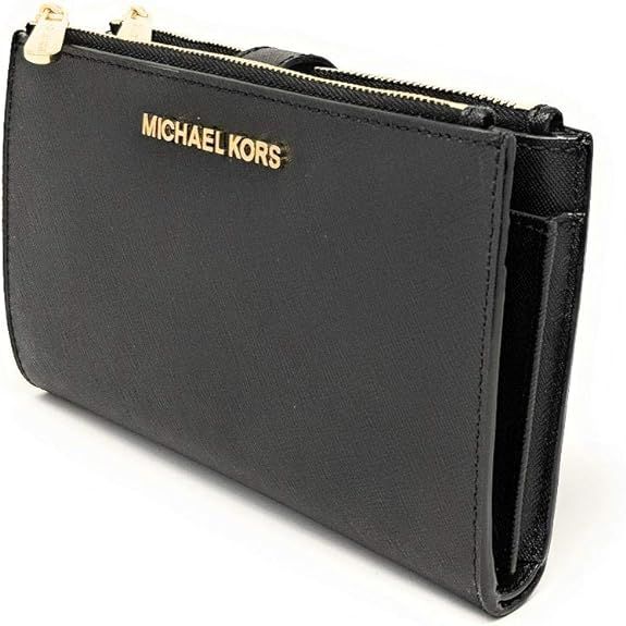 Michael Kors Women's Jet Set Travel Double Zip Wristlet | Amazon (US)