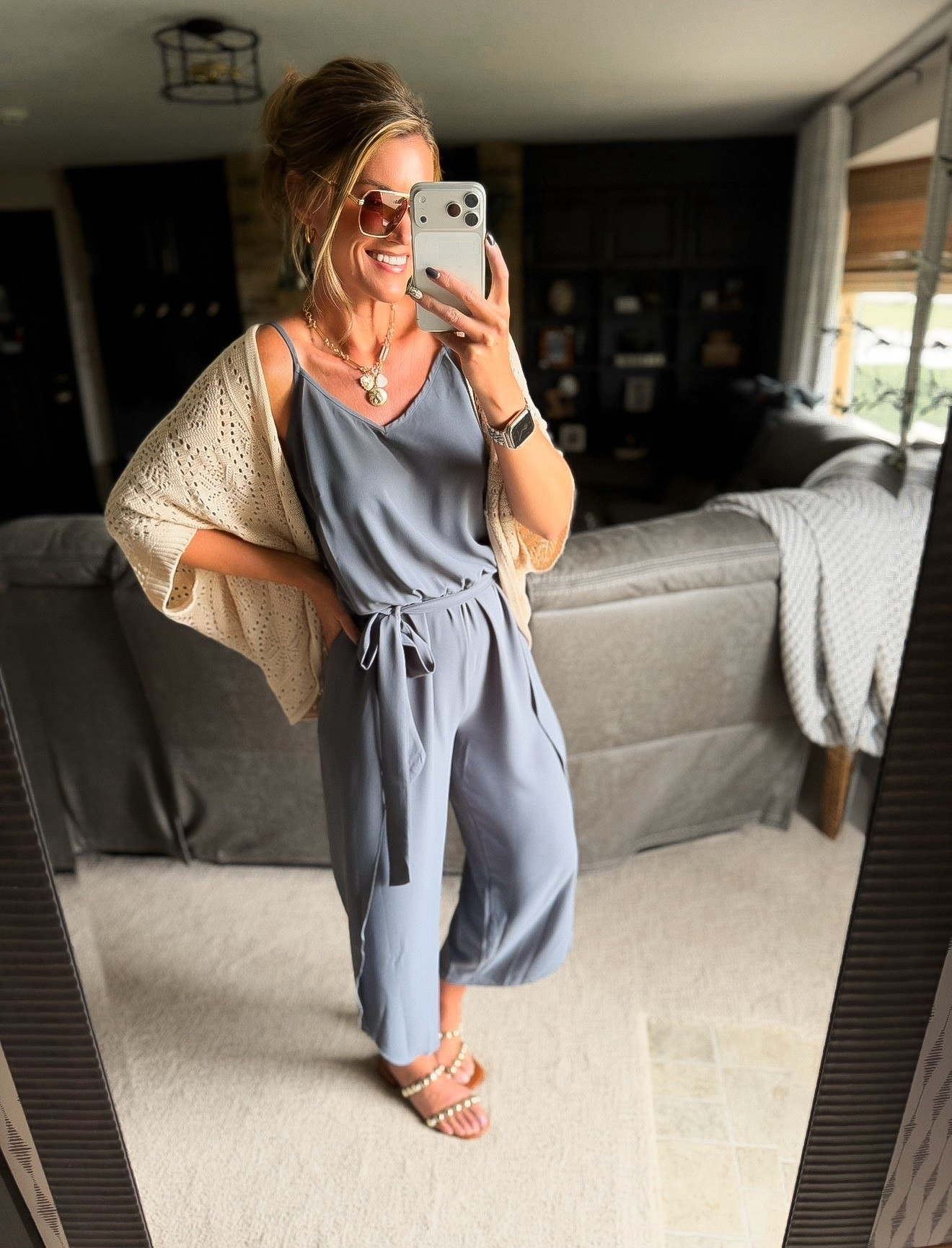 Need an outfit for a special occasion but not into dresses?! 
This jumpsuit is a great option. Wearing medium  

#LTKSeasonal #LTKMothersDay #LTKOver40