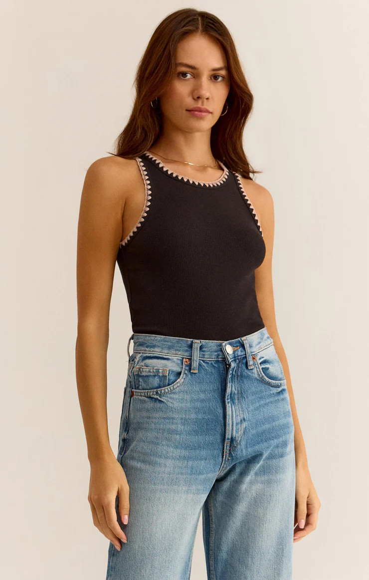 Avril Rib Whipstitch Tank | Z Supply