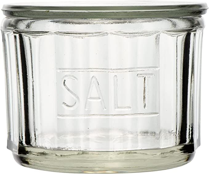 Creative Co-op DA3024 Salt Glass, 4.5"L x 4.5"W x 3.5"H, Clear | Amazon (US)