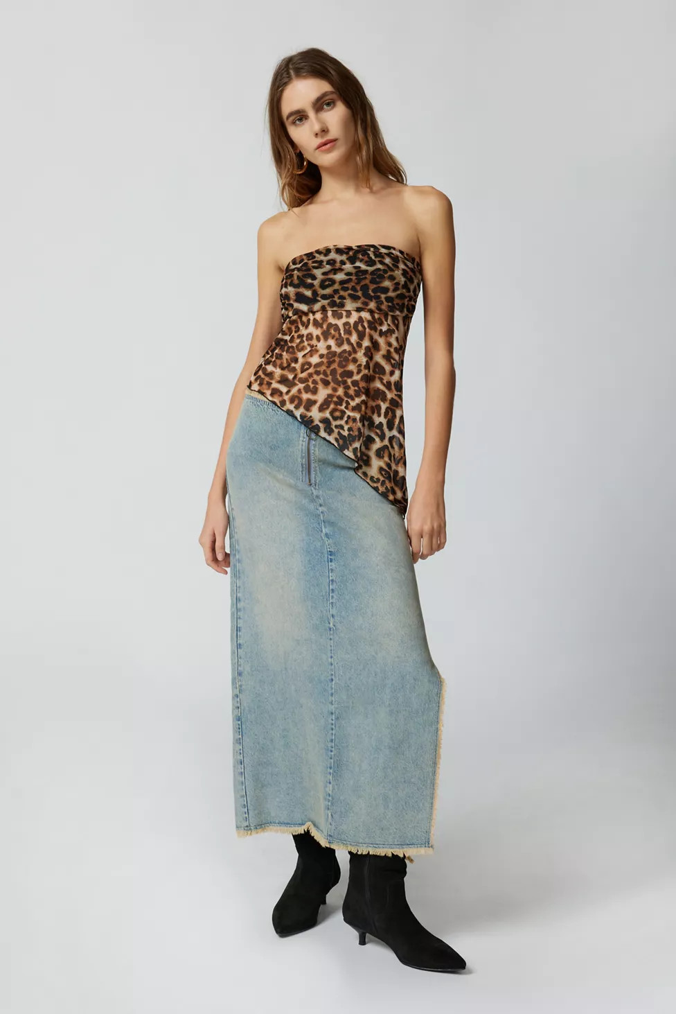 UO Y2K Mesh Tube Top | Urban Outfitters (US and RoW)