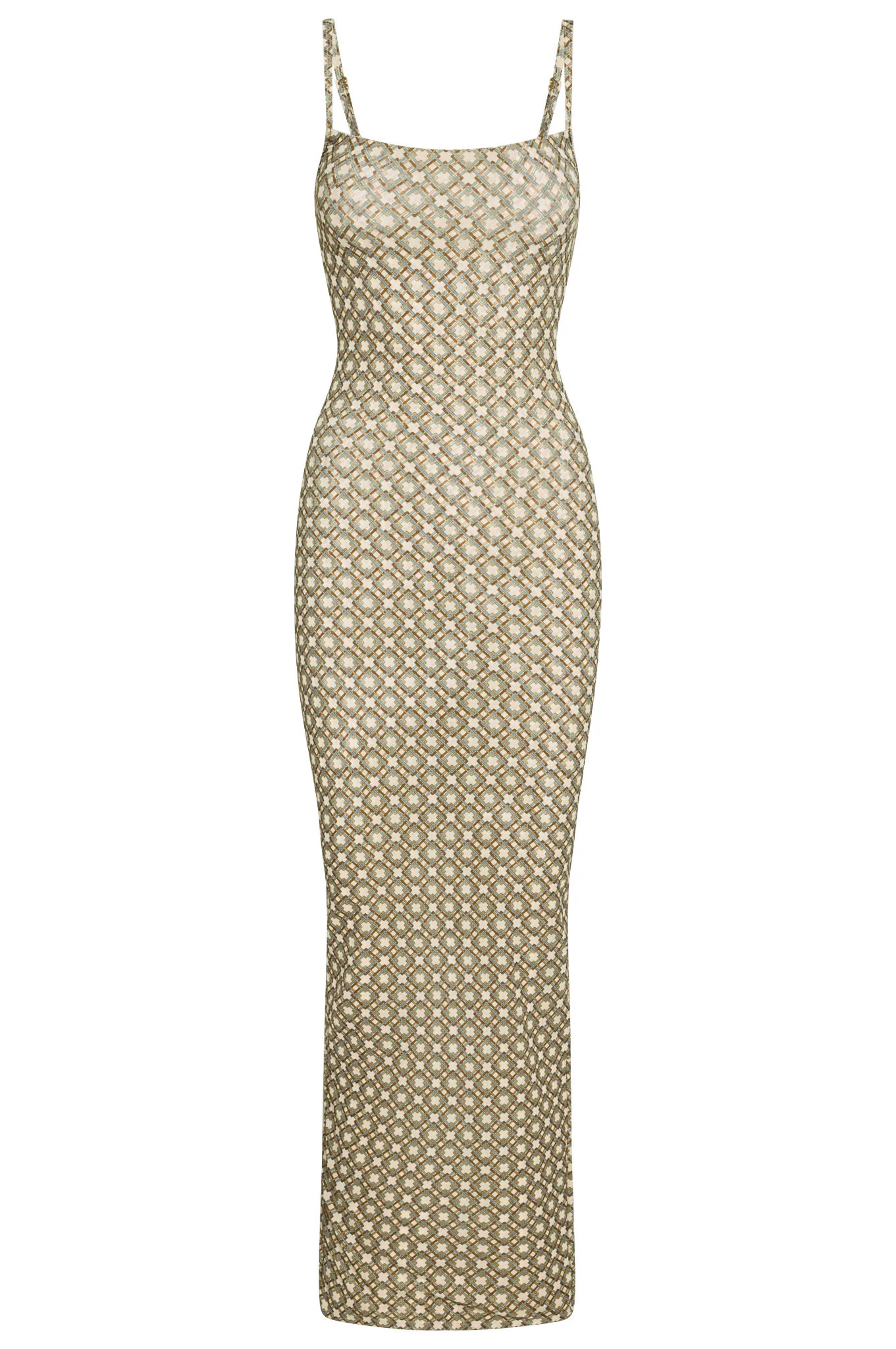 Provence Dress - Tile Geo Mesh | Monday Swimwear
