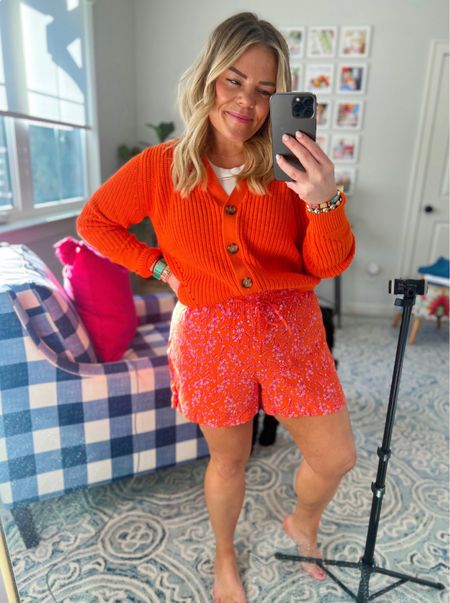 Spring new arrivals striped sweater cropped midsize  flair jeans loft anthropology red dress Nordstrom banana republic office wear outfit idea preppy southern midsize curvy orange red pink sweater shorts 

#LTKstyletip #LTKfit #LTKSeasonal