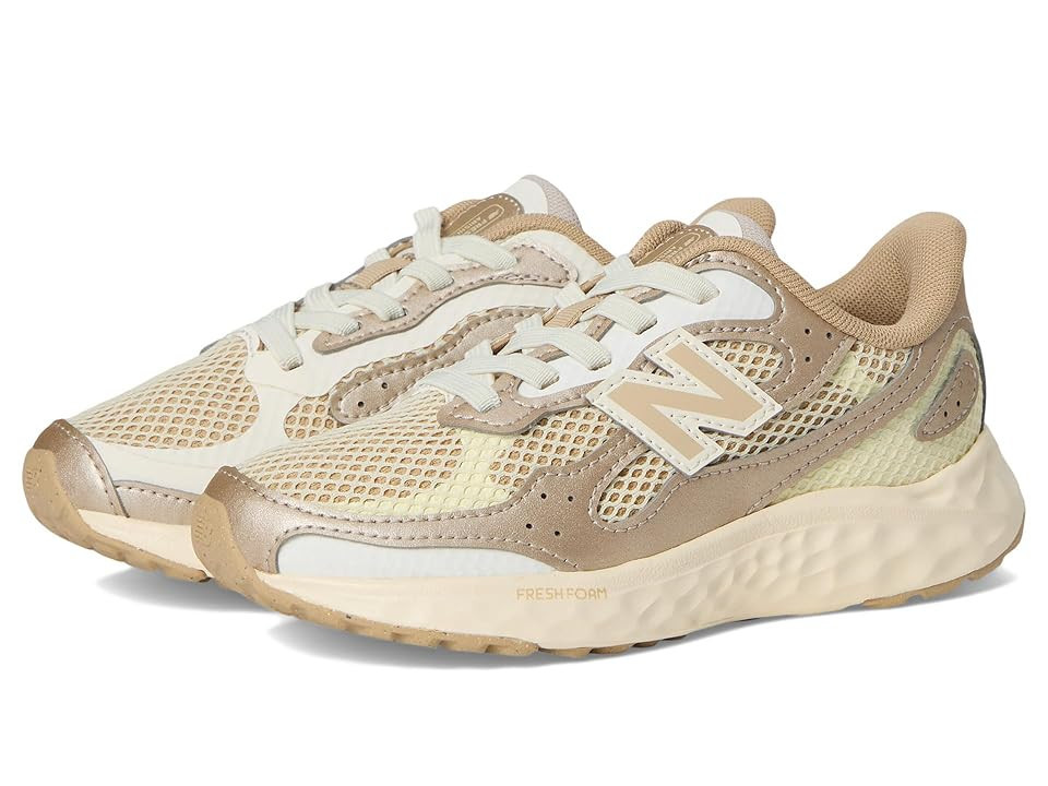 New Balance Kids Fresh Foam Arishi Lux Bungee Lace (Little Kid) Kid's Shoes Angora/Incense: 11 Little Kid W | Zappos.com