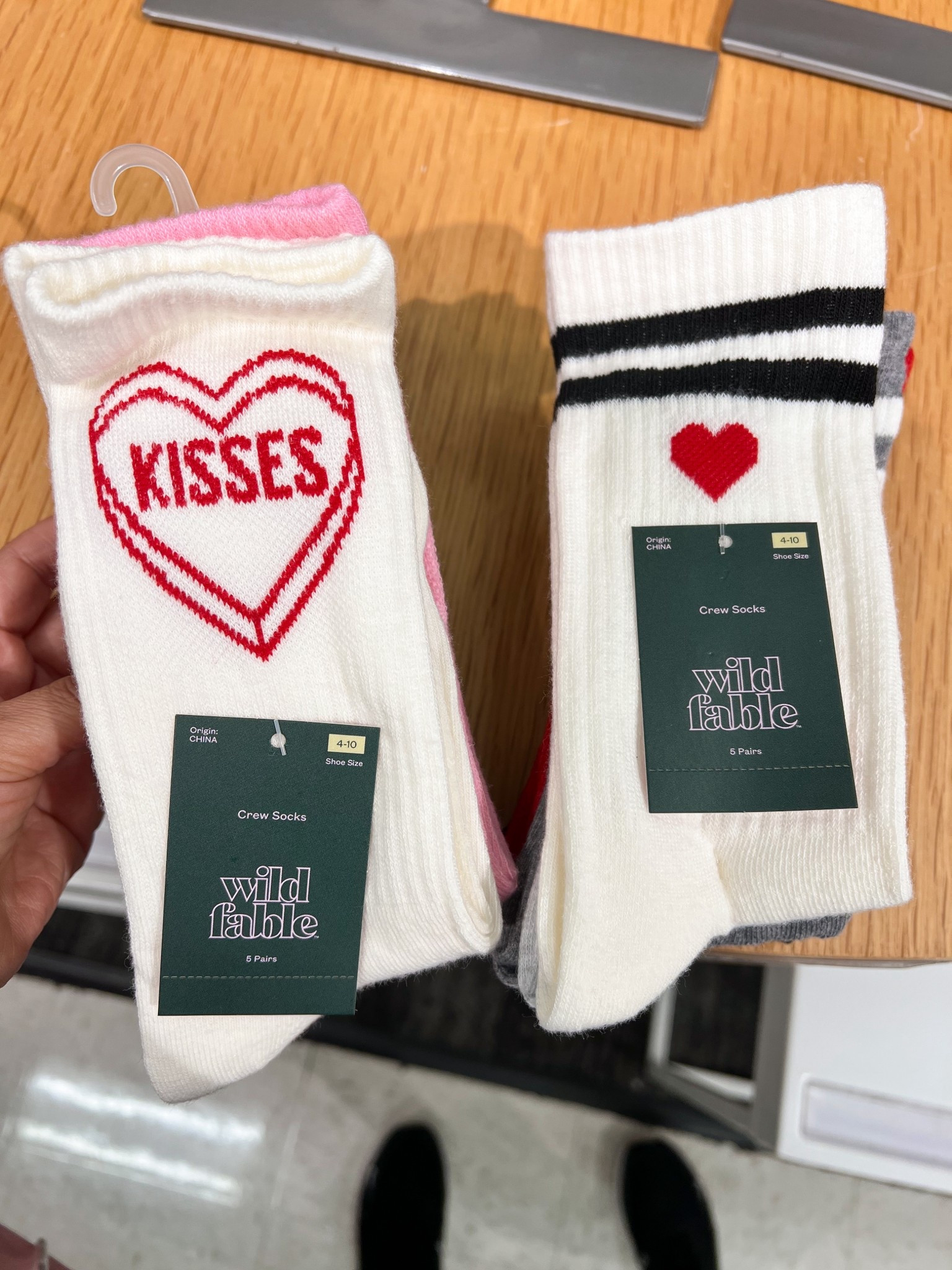 Valentine’s Day socks 

#targetfinds #targetstyle #newarrivals