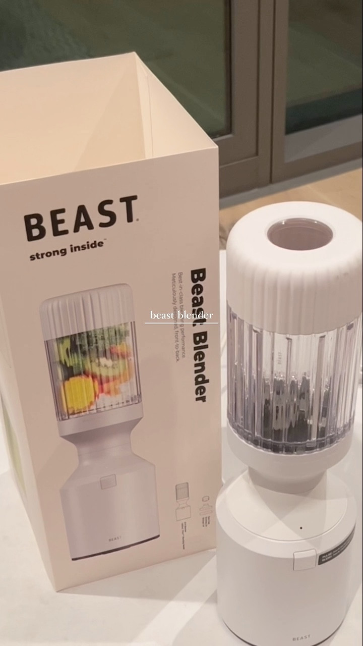 Got the most aesthetically pleasing blender to match my home but more importantly to  motivate myself to stay healthy in 2023 and make more smoothies 🤍

Recommend buying this blender during a sale on either Crate and Barrel or their website! I bought mine during the holiday sale!

#fyp #foryou #beastblender #beasthealthblender #blender #smoothies #homefinds #kitchengadgets 

#LTKhome #LTKFind #LTKGiftGuide