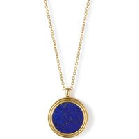 Astley Clarke Stilla 18ct Yellow Gold Vermeil Blue Lapis Locket | Beaverbrooks