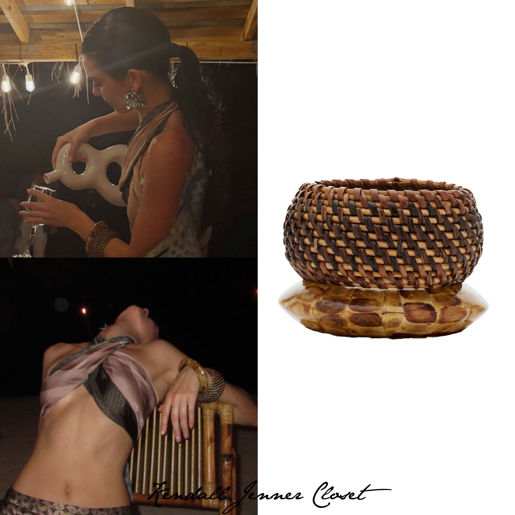 #KendallJenner for her #30 birthday party wore the @Ben_Amun two of the ‘Set-Of-Three Resin and Bamboo Bangles’ ($245). ✨🤎

#LTKHoliday #LTKSeasonal #LTKGiftGuide