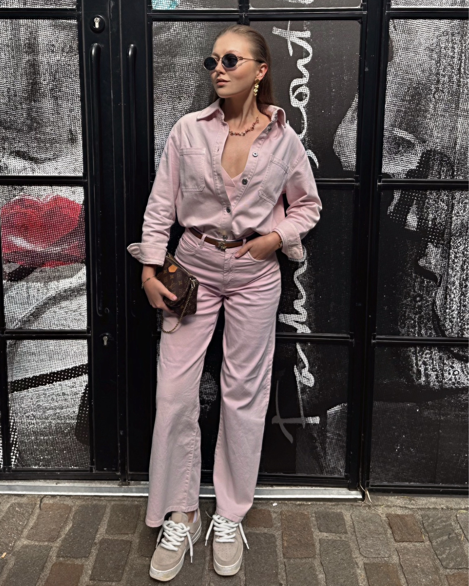 one of my most liked outfits for London Fashion Week for fall-winter season: pink denim set by Weekend Max Mara🩷💅🏼🌸 (sold out but linked similar denim jackets & wide leg trousers)

Easy to style together as a co-it’s set or separately with other basic pieces for casual relaxed yet chic look!

Also my sneakers are most favourite model- Nike Air Force 1 in pink suede but I’d suggest to get either in leather to clean easier or darker suede to keep the shade longer  

#LTKSeasonal #LTKWorkwear #LTKStyleTip