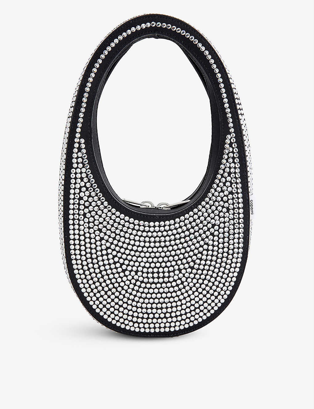 Mini Swipe crystal-embellished stretch-cotton blend top-handle bag | Selfridges