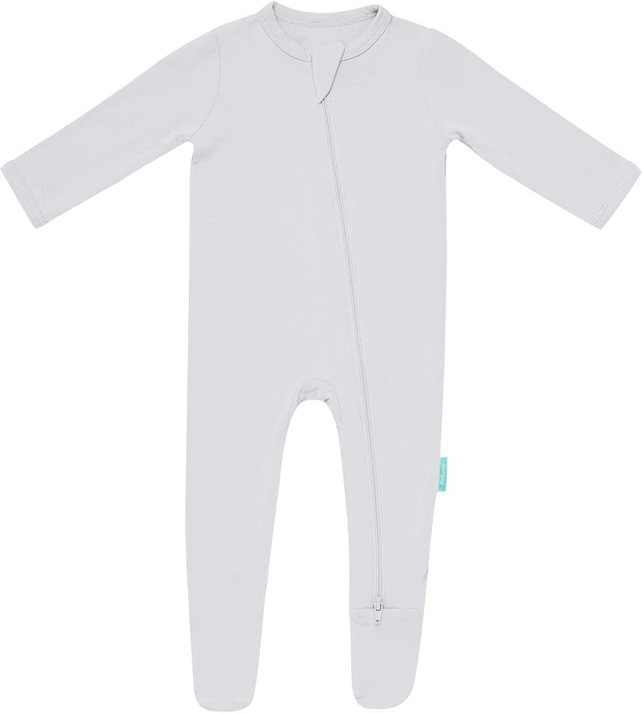 Baby Zipper Footie Pajamas, Supersoft Bamboo Rayon Baby Footed Pjs Boy Girl 0-3-6-9-18-24 Month Coverall Sleepers | Amazon (US)