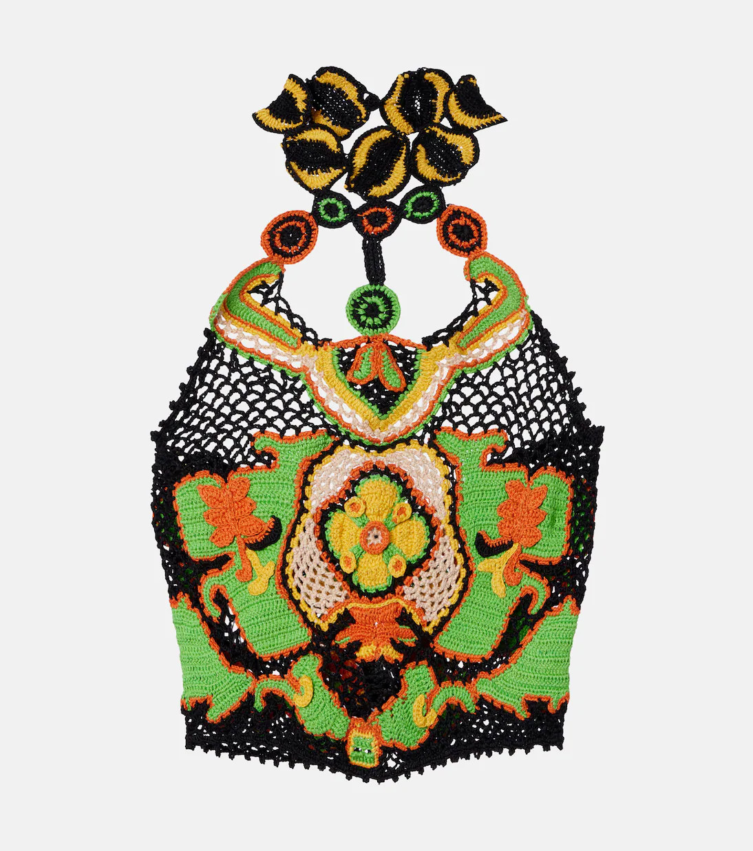 Floral crochet cotton crop top | Mytheresa (US/CA)