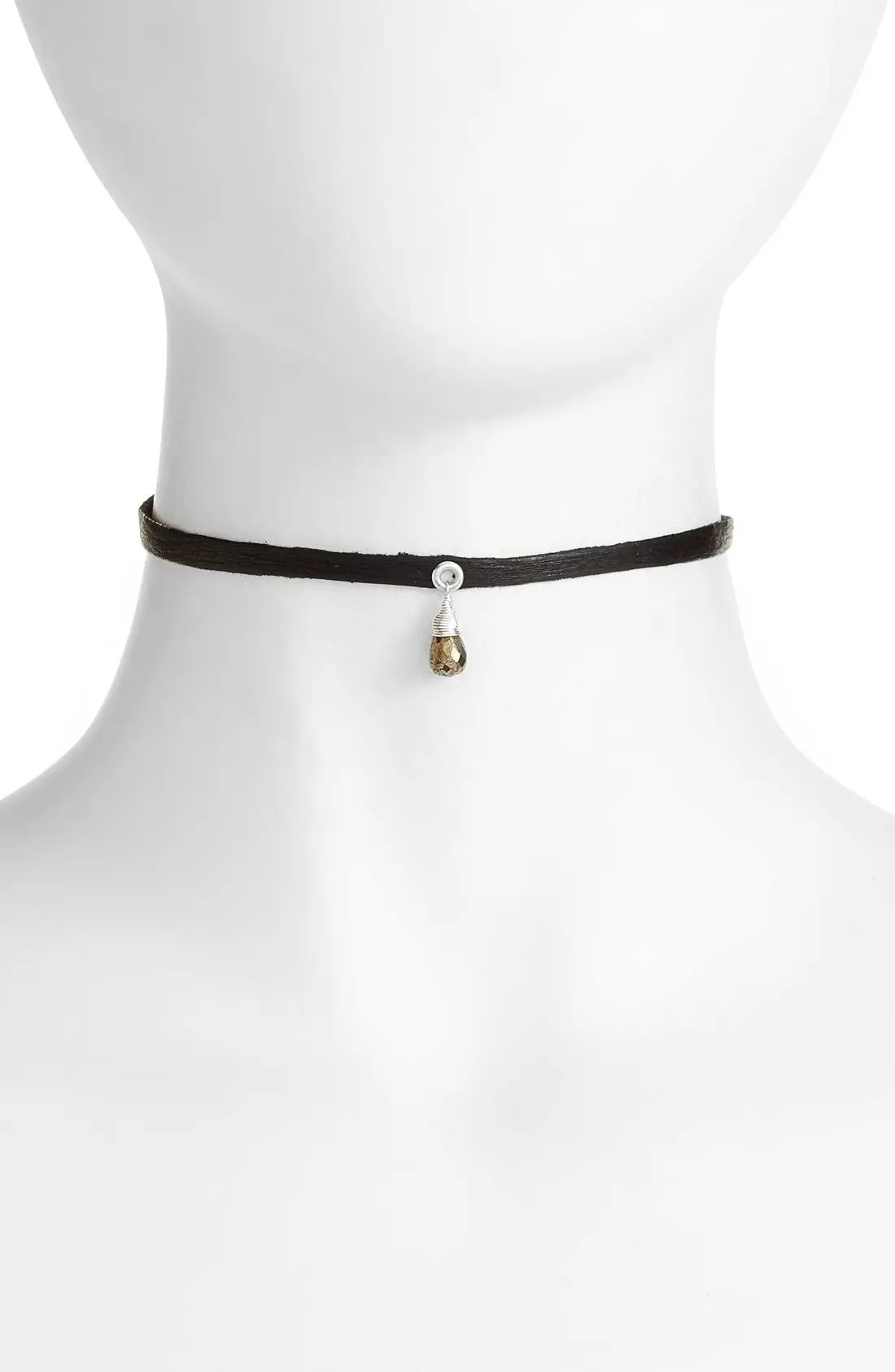 Leather & Stone Choker | Nordstrom