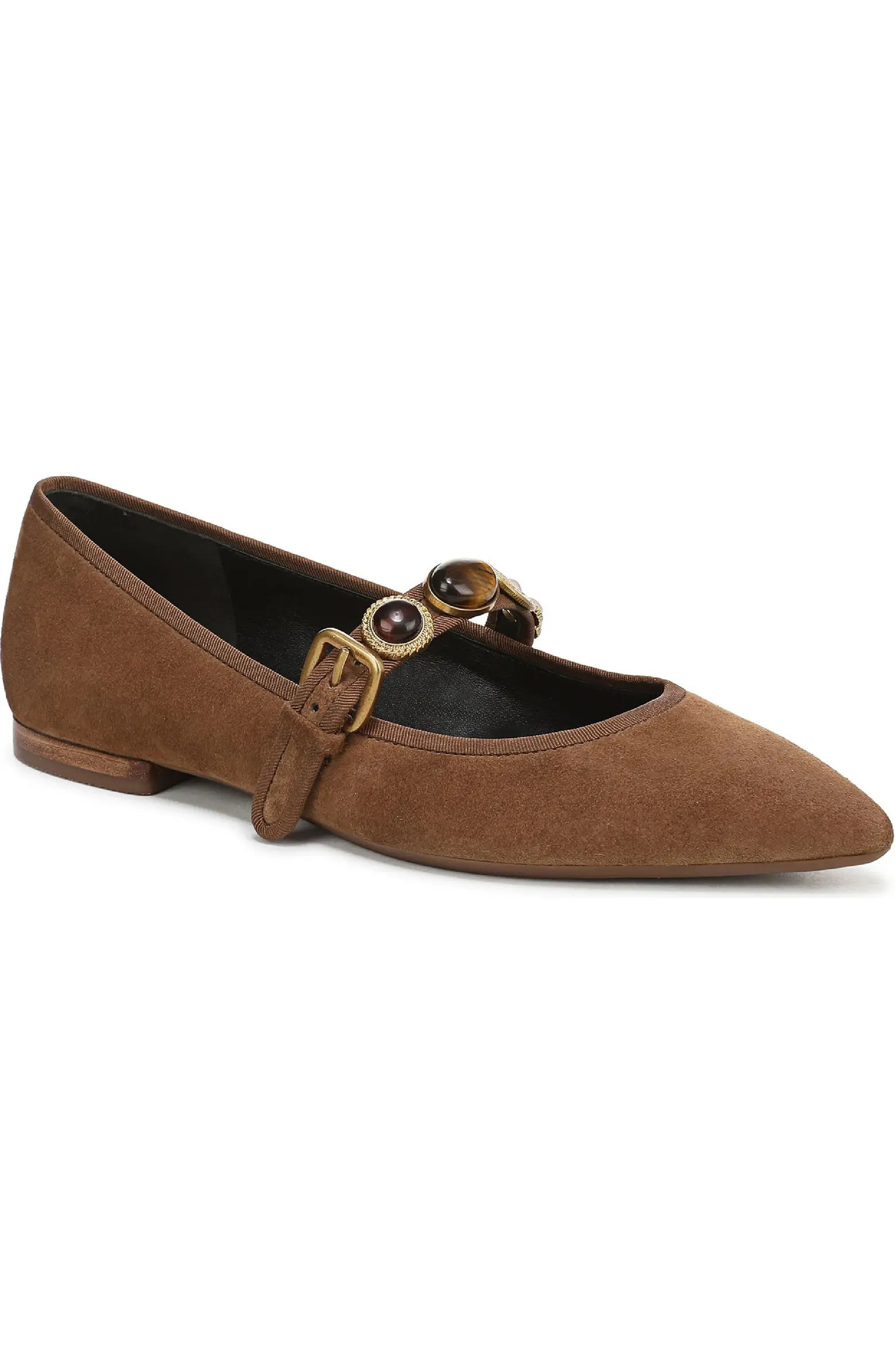Selene Charms Pointed Toe Flat (Women) | Nordstrom