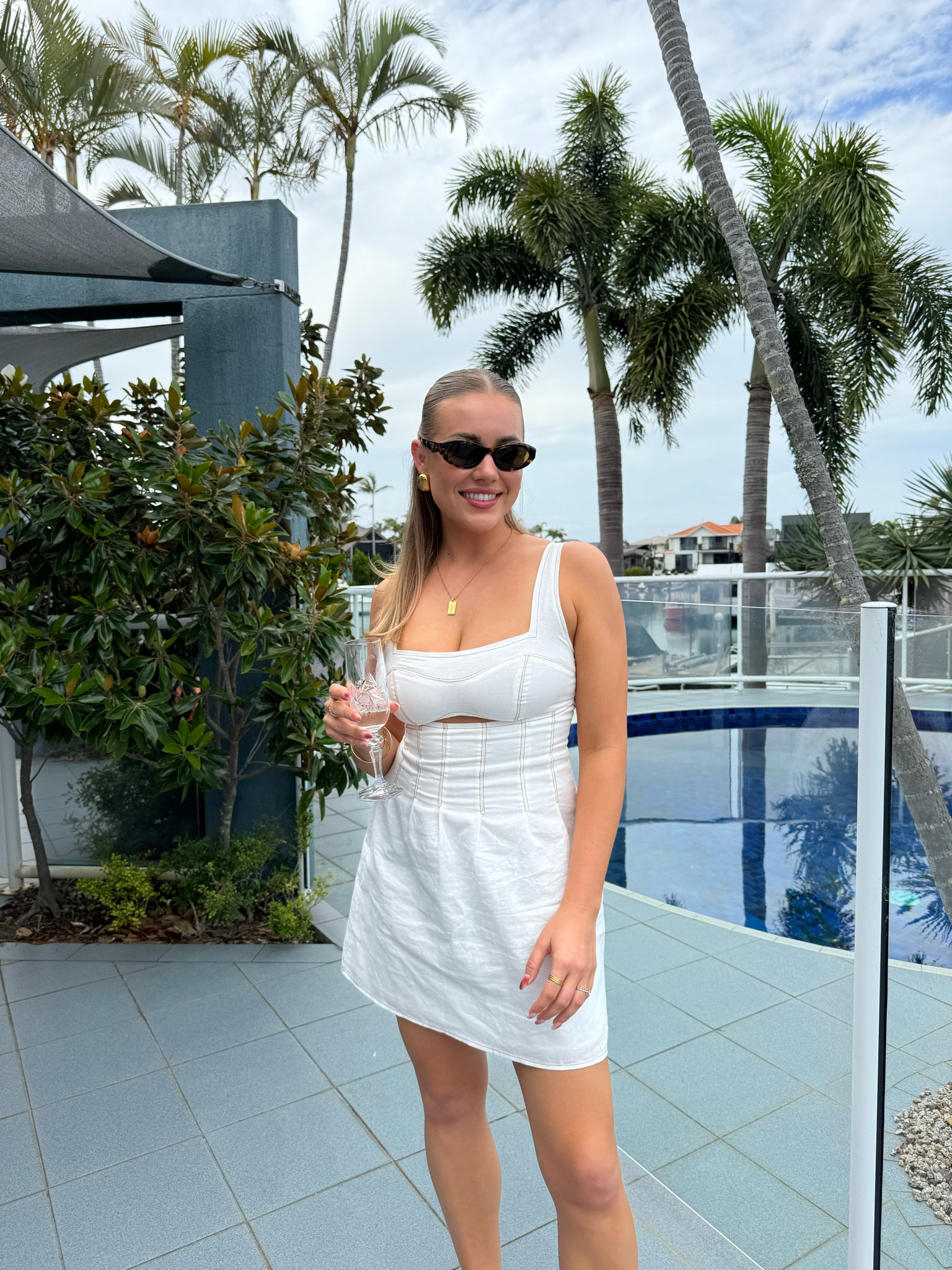 The dress is an AU10 and fits like a dream without a bra! The girls are SITUATED! 