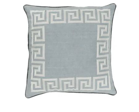 Pretty slate Greek key pillow cover, traditional, glam, designer, overstock, 

#LTKhome #LTKFind #LTKunder100