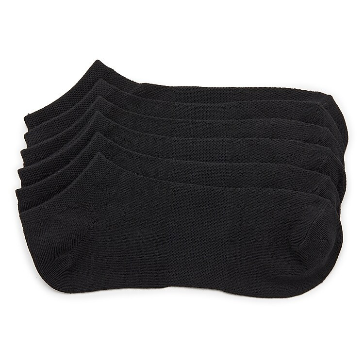 Mix No. 6 No Show Socks 6 Pack | Men's | Black | Size One Size | Socks | No Show | DSW