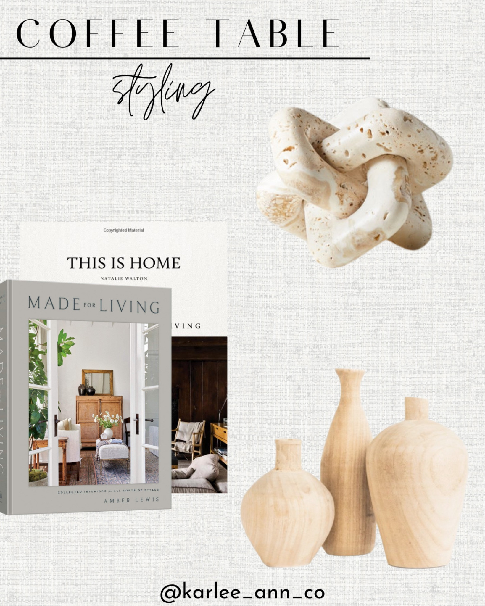 Round up of some neutral & cohesive coffee table decor options! 

Coffee table books, vases, home decor, living room decor, bedroom, nursery, bedding, Easter

#LTKfamily #LTKstyletip #LTKhome