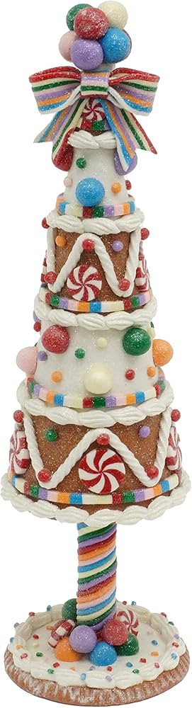Pastel Candy Christmas Tree - Fake Bake Decor - 14" | Amazon (US)