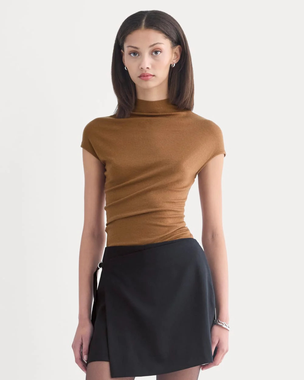 Everlane Twist Top, Butterluxe, Toffee, Size XXL | Everlane