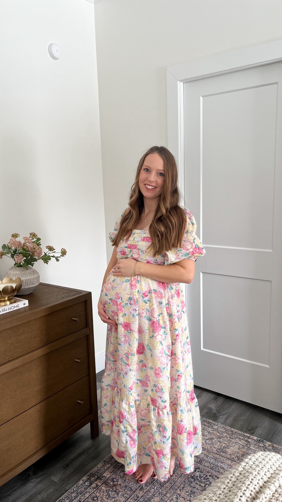 *code jillianashcraft15 for 15% off at PinkBlush Maternity* This beautiful spring floral maxi dress from PinkBlush is so flattering with a growing bump, and will be beautiful to wear postpartum without a bump too! Wearing my normal size small ✨ 

Spring dress, bump friendly, maternity pictures, bump pic, maternity dress, baby shower, gender reveal

#LTKBump #LTKmomlife #LTKTravel