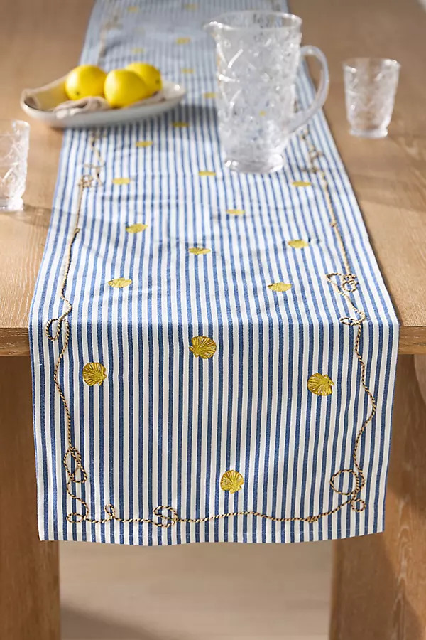 Nathalie Lete Embroidered Table Runner | Anthropologie (UK)