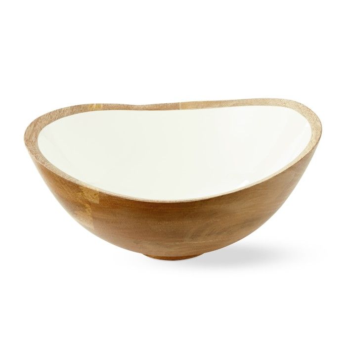 Wood and Lacquer Salad Bowl | Williams-Sonoma
