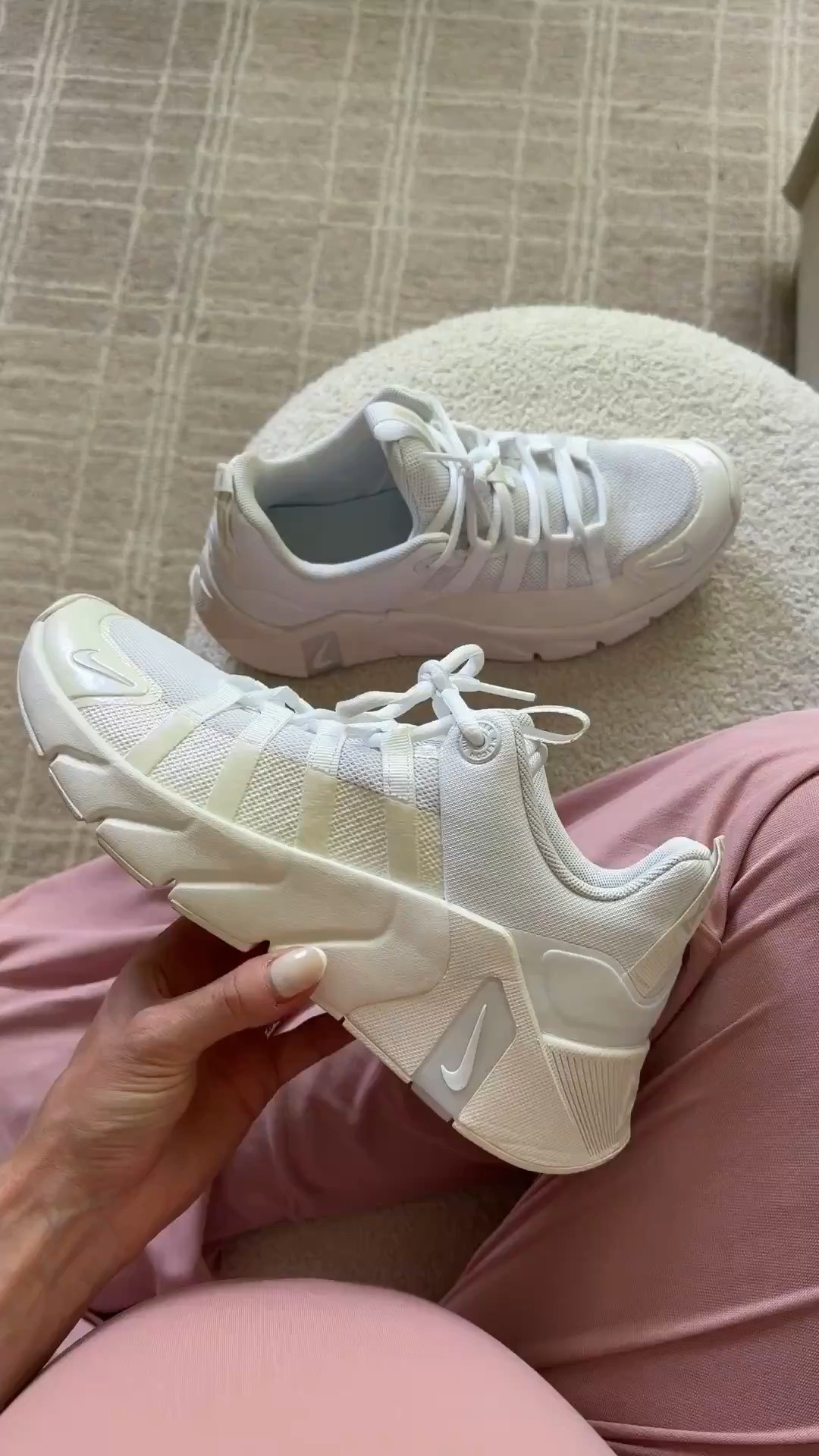 Walked over a mile in these & genuinely forgot I was wearing new sneakers… that’s how comfortable they were! 
Also realized at the end of my walk that I had ZERO back pain, which honestly says a lot at 32 weeks pregnant🤍

(I usually wear a 7.5/8 and got a size 8. I am glad I went with my bigger size, the fit is perfect!)

#LTKBeauty #LTKActive #LTKfitnessgoals

#LTKfitnessgoals #LTKmomlife #LTKdayinmylife