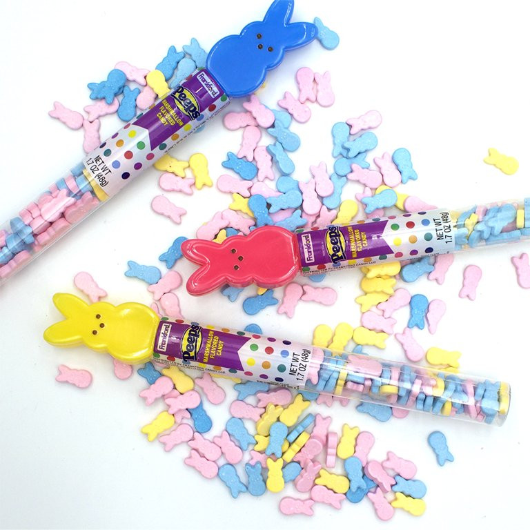 Frankford PEEPS Bunny Topper with Marshmallow-Flavored Candy, 1.7 Ounce, 3 Colors: Pink, Yellow a... | Walmart (US)